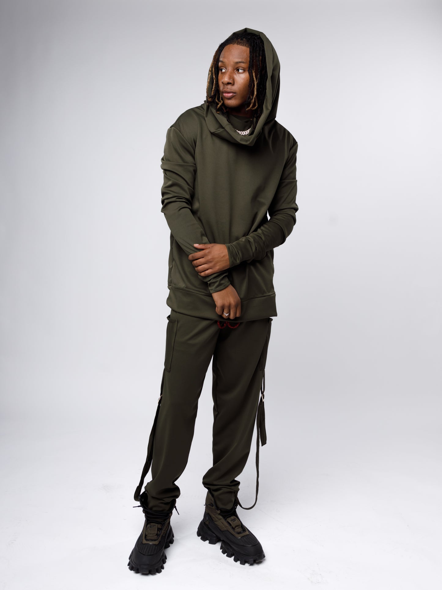 Unisex Olive Green Jogger- set
