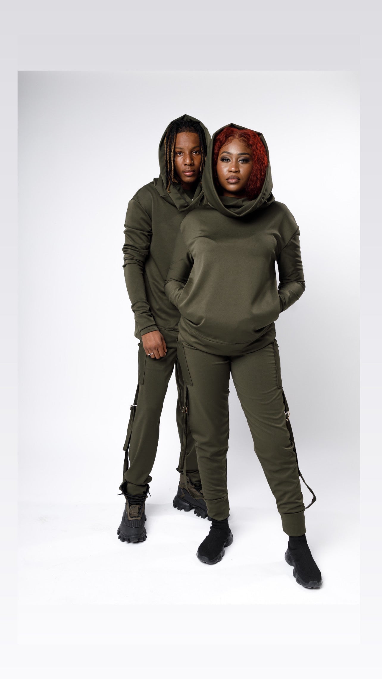 Unisex Olive Green Jogger- set