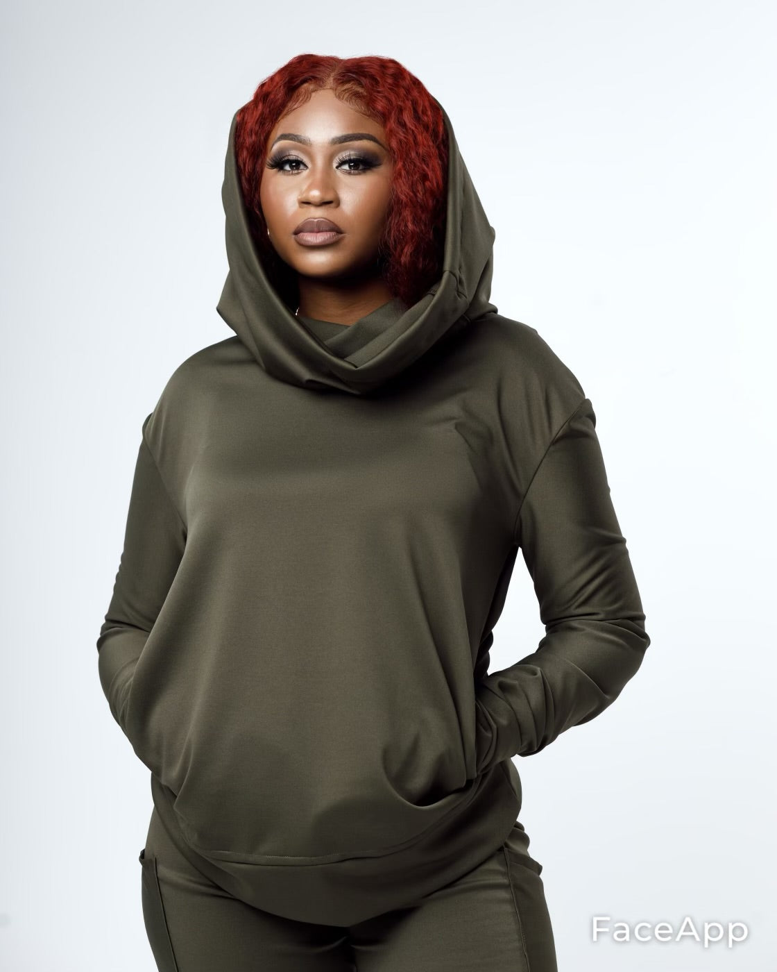 Unisex Olive Green Hoodie