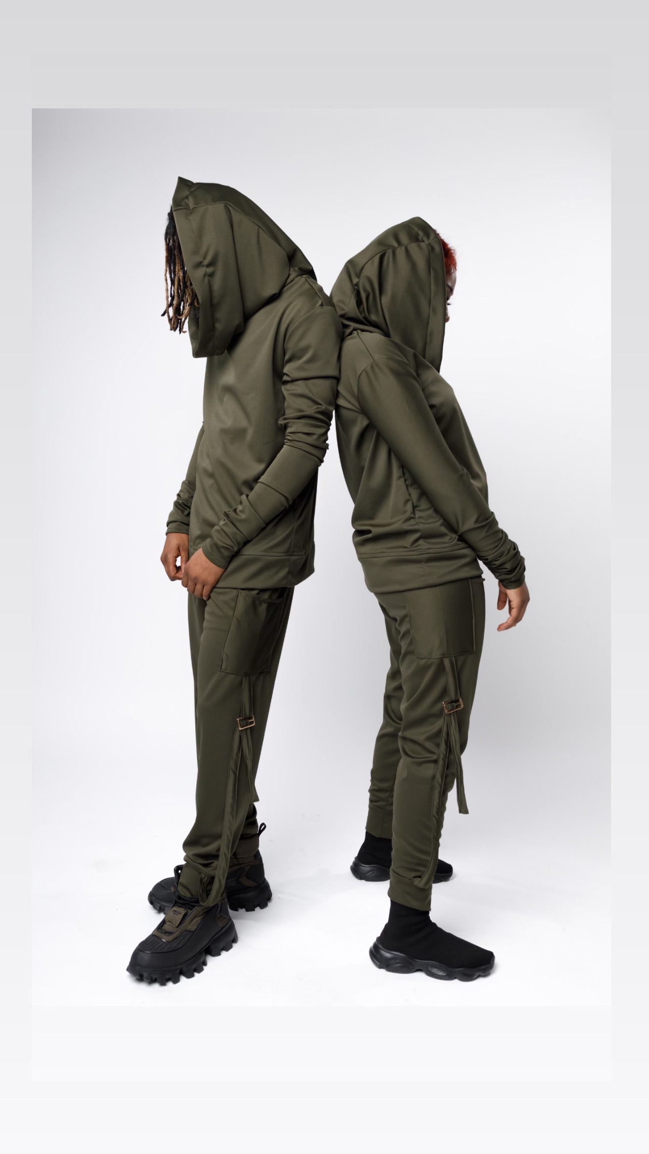 Unisex Olive Green Jogger- set