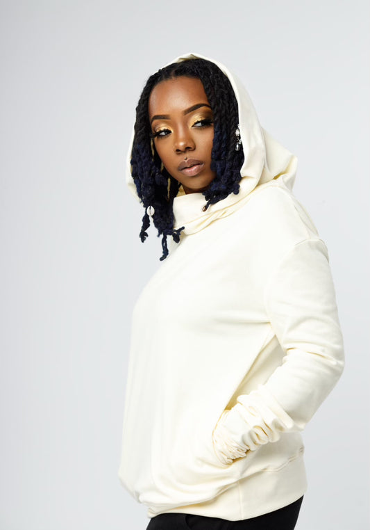 Unisex Cream Hoodie